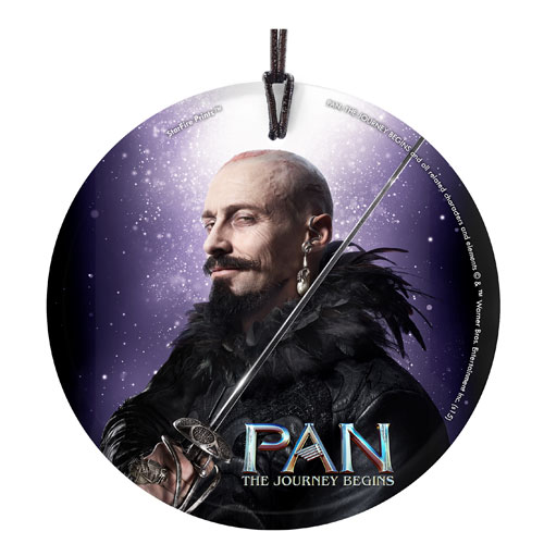 Pan: The Journey Begins Blackbeard StarFire Prints Hanging Glass Ornament